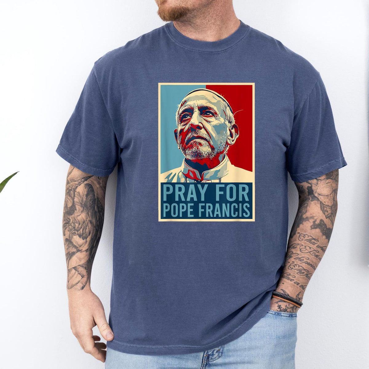 Comfort Colors� Pray for Pope Francis shirt, Pope Francis T-shirt, Rest in Peace the Pope Shirt, RIP Pope Francis Shirt, Memorial TributeTee