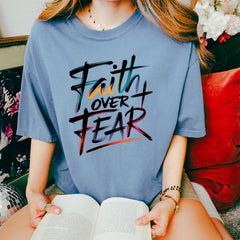 Faith Over Fear, Christian Shirt, Faith Over Fear Shirt, Gift For Christian, Love Like Jesus, Jesus Sweatshirt, Bible Verse, Religious Shirt