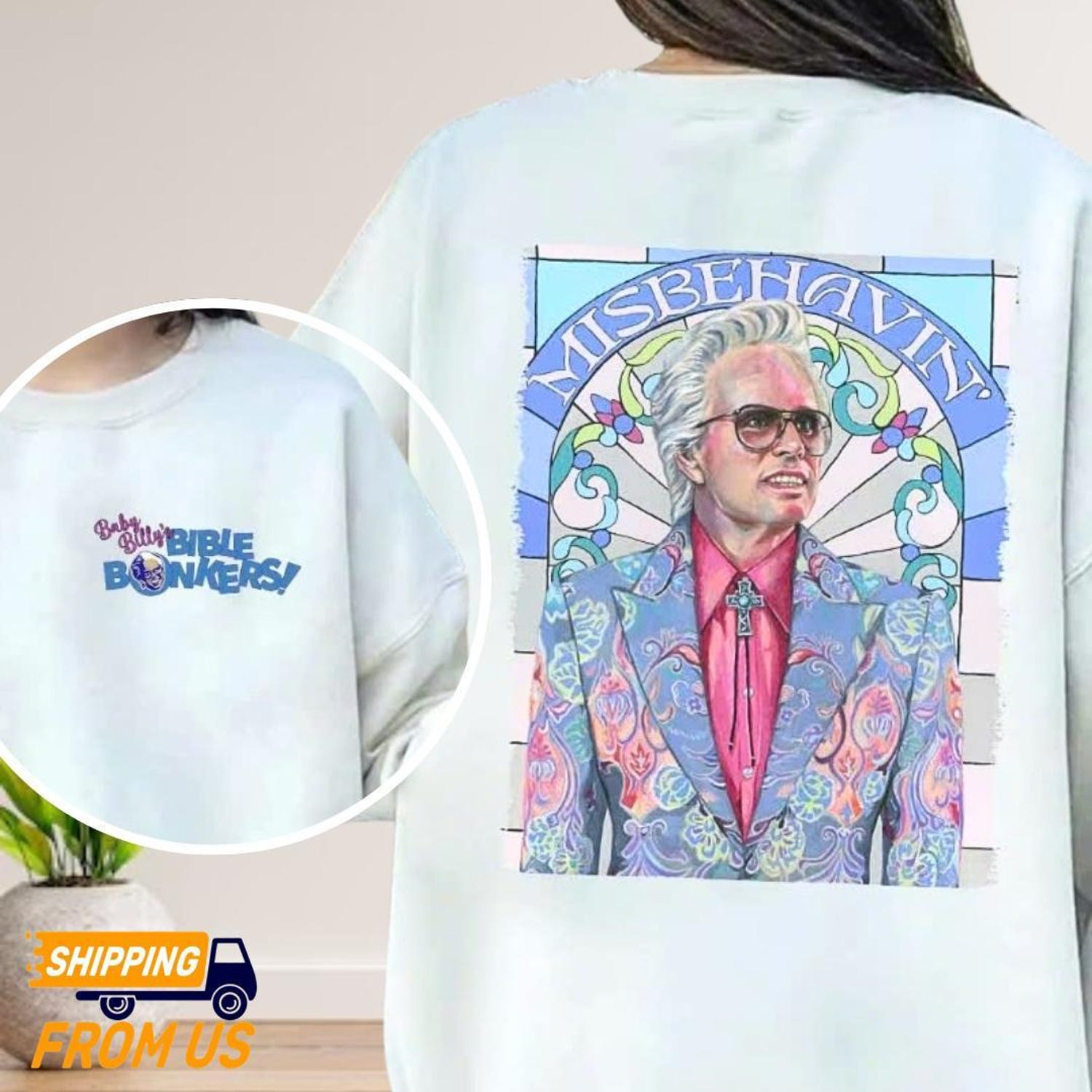 Uncle Baby Billy Freeman Shirt, Bible Bonkers Shirt, The Righteous Gemstones Sweatshirt, Baby Billy Hoodie, Gift For Baby Billy Fan