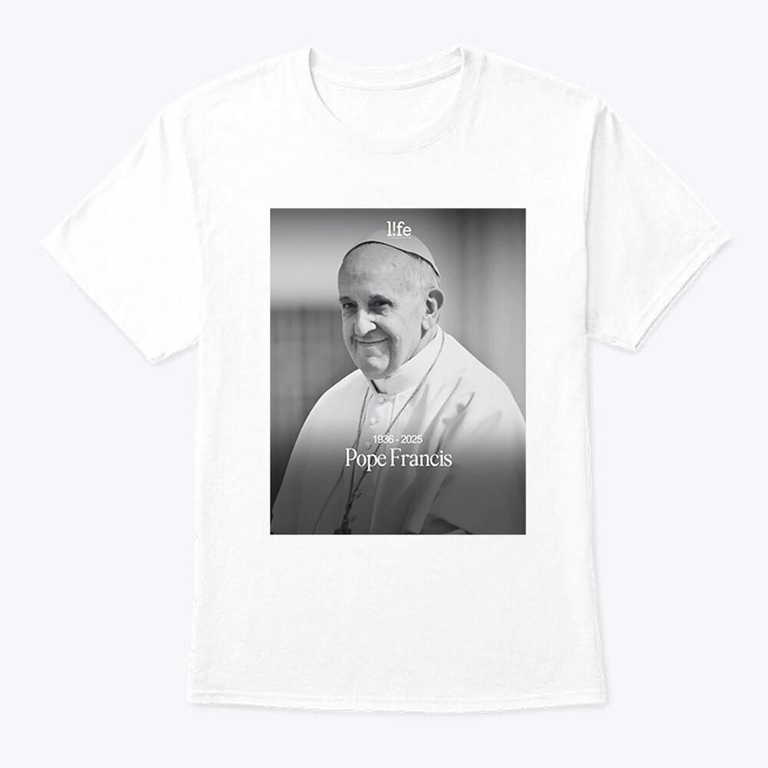 Rest In Peace Pope Francis Shirt, In Loving Memory Tee, RIP Pope Shirt, Catholic Commemorative Top, Rest In Peace Pope Francis
