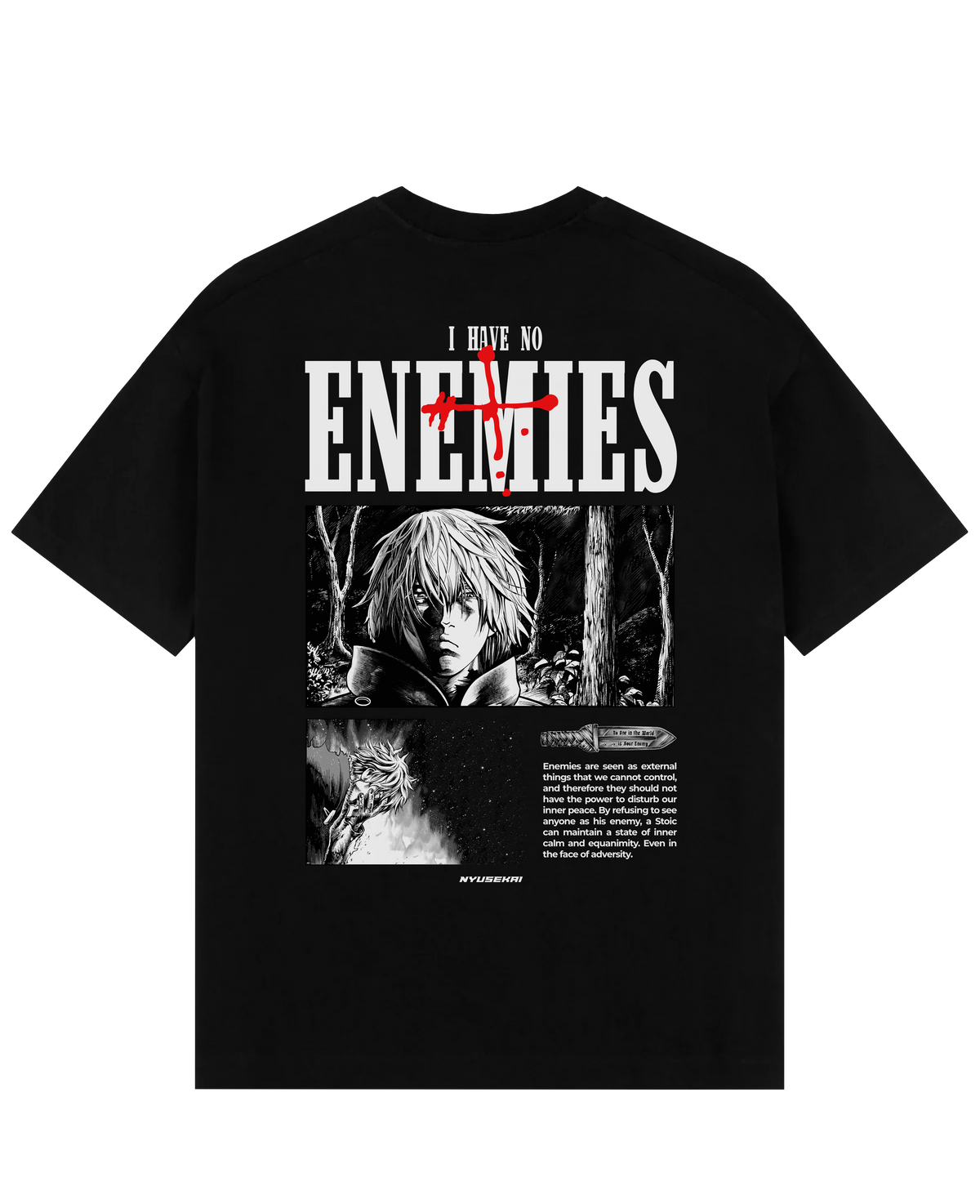 "Thorfinn X I have no enemies - Vinland Saga" Oversize T-Shirt