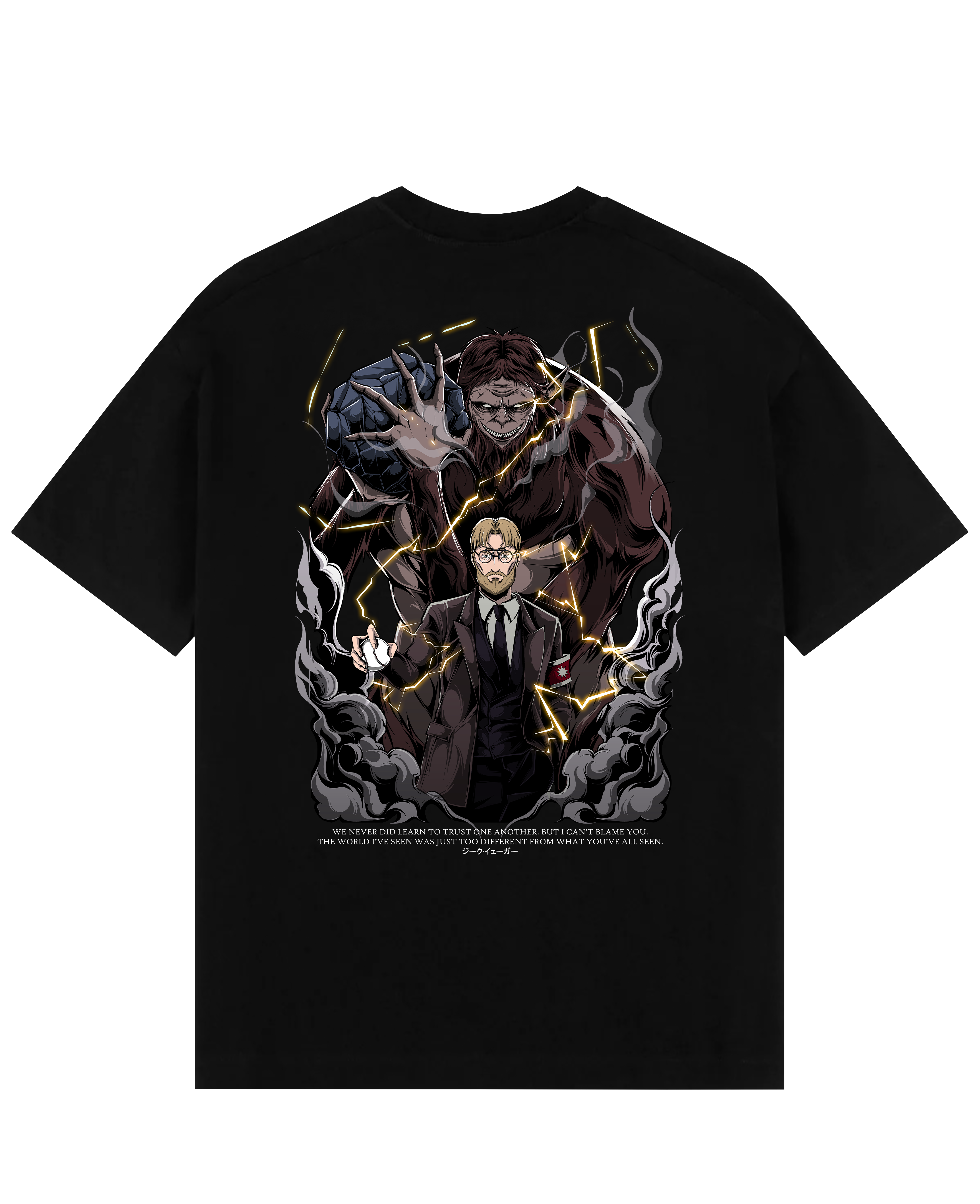 "Zeke X Beast Titan - AOT" Oversize T-Shirt