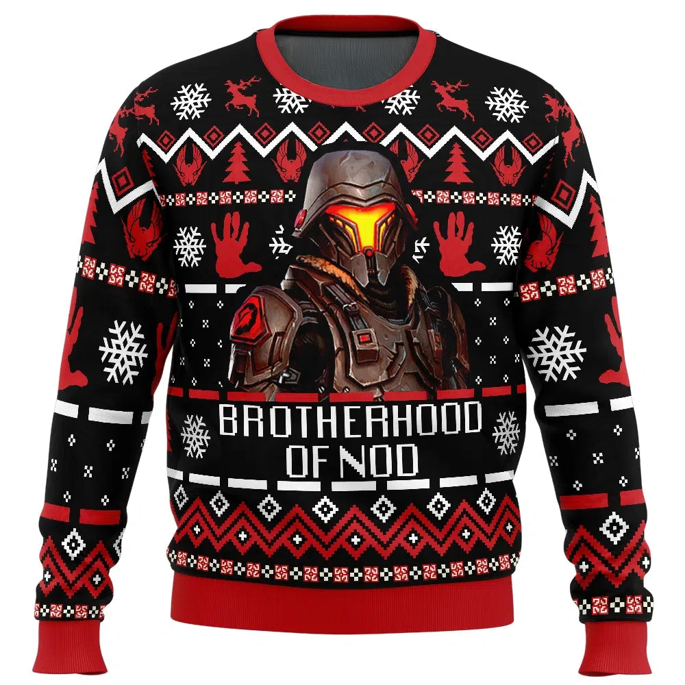 Brotherhood of Nod Command and Conquer Ugly Christmas Sweater