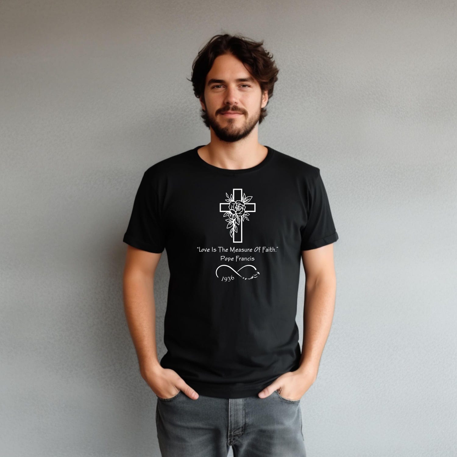 Pope Francis Shirt, Catholic T-Shirt, Faith Apparel, Religious Shirt, Christian Clothing, Modern Pope Design Shirt, Papa Francis Shirt