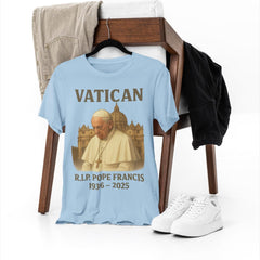 Pope Francis Memorial Shirt, RIP 1936 2025, Vatican Tribute Sweatshirt, Catholic Faith Gift, Religious Christian Apparel
