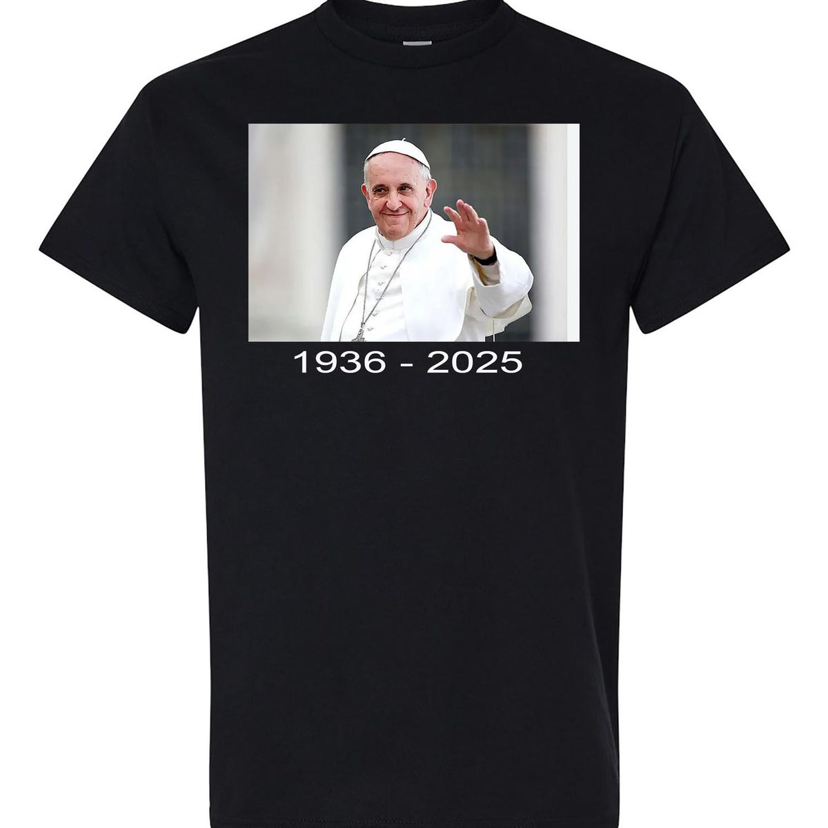 RIP Papa Francis T-Shirt � Memorial Tribute Tee, Pope Francisco Vintage Style Shirt, Catholic Faith Shirt, In Loving Memory
