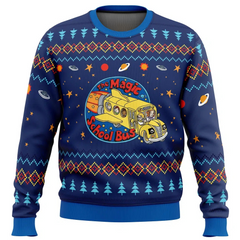 Space Adventures The Magic School Bus Ugly Christmas Sweater