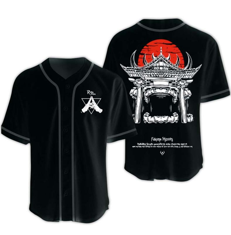 "Jujutsu Kaisen Malevolent Shrine" Baseball Jersey