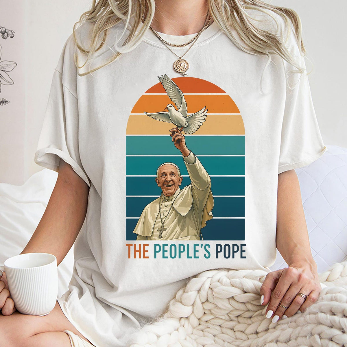 Pope Francis Shirt, The People's Pope Shirt, Vatican Catholic, Religious Gift, Commemorative Shirt, Christian Quote Tee, Gift for Him, Her