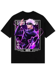 "Satoru Gojo X Purple Lightning - Jujutsu Kaisen" Oversize T-Shirt