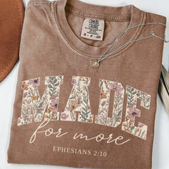 Bible verse Comfort Colors shirt, Cute Christian shirt for women