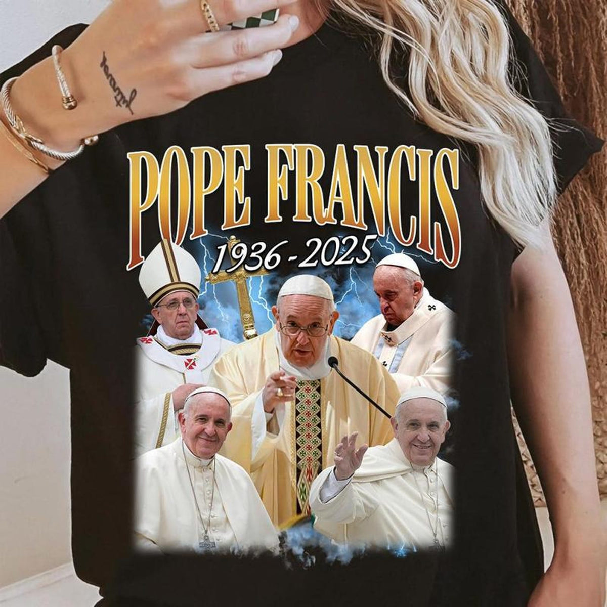 Thank You Father Pope Francis shirt - Memorial Tribute Tee 1936-2025, Catholic Christian Gift, Vatican Angel Art, RIP Pope Francis