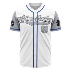 Silver Eagles Black Clover Baseball Jersey