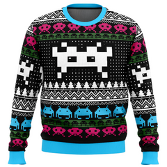 Christmas Space Invaders Ugly Christmas Sweater