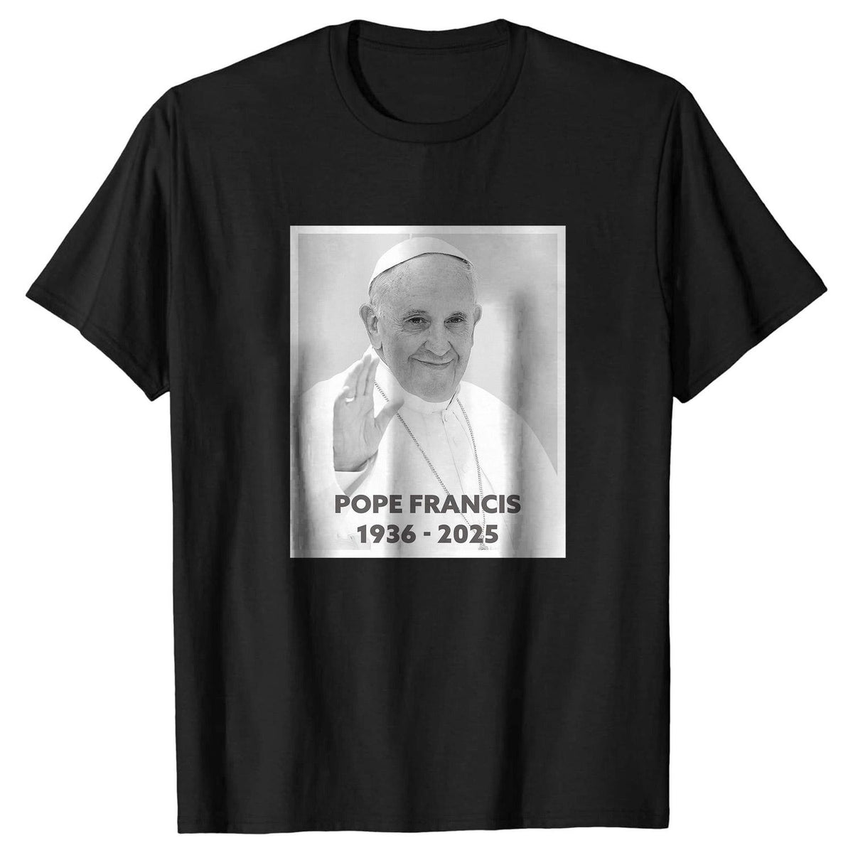 RIP Pope Francis Shirt - 1936 2025 - God Bless Pope Francis T Shirt