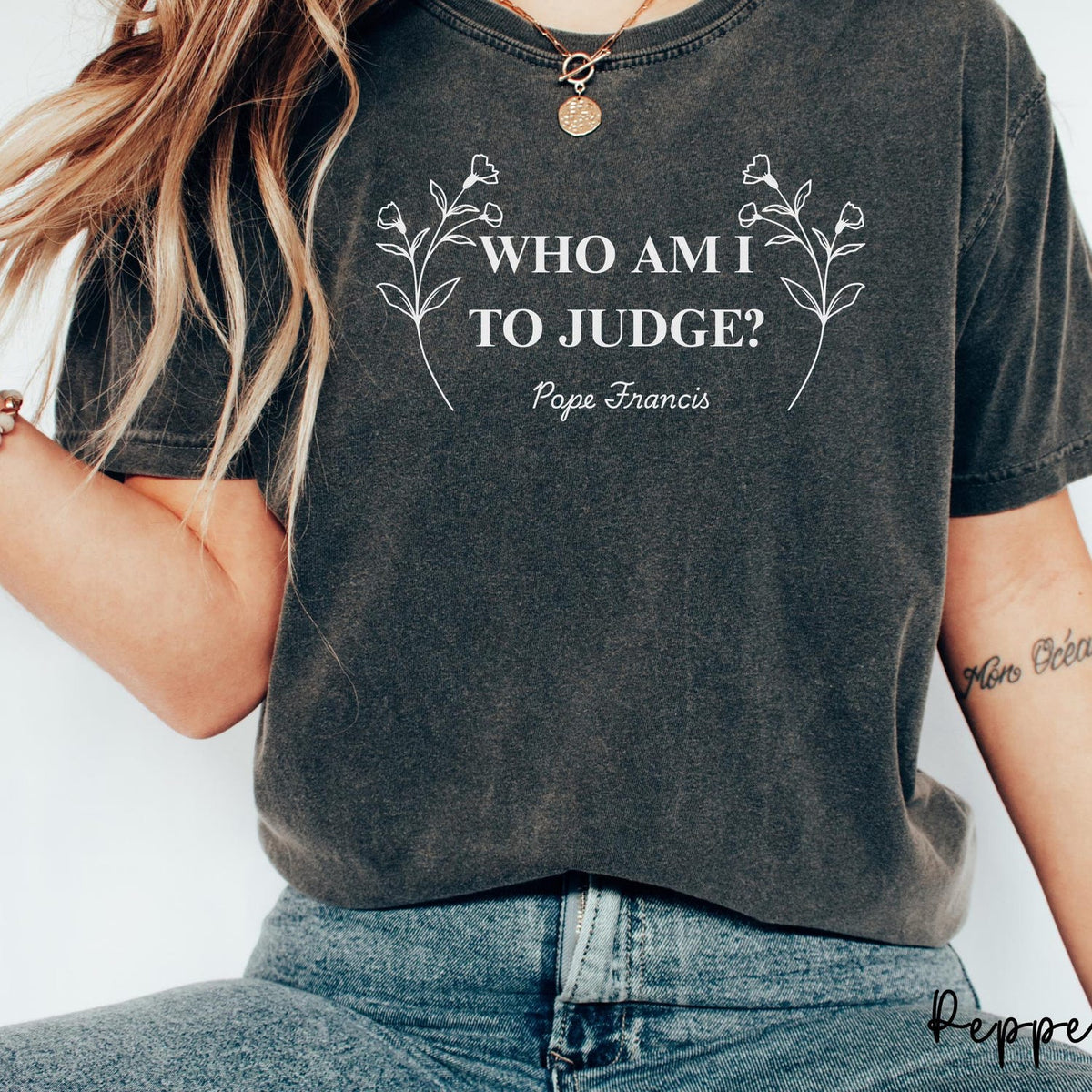 Comfort Colors� Pope Francis T-shirt Social Justice Pray For Pope Francis Vatican Pope Francis Catholic Tee Christian Shirt Religious Gift