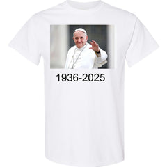 RIP Papa Francis T-Shirt � Memorial Tribute Tee, Pope Francisco Vintage Style Shirt, Catholic Faith Shirt, In Loving Memory