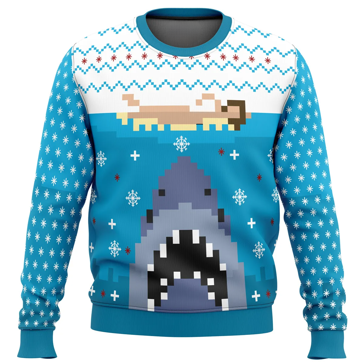 Jaws Ugly Christmas Sweater