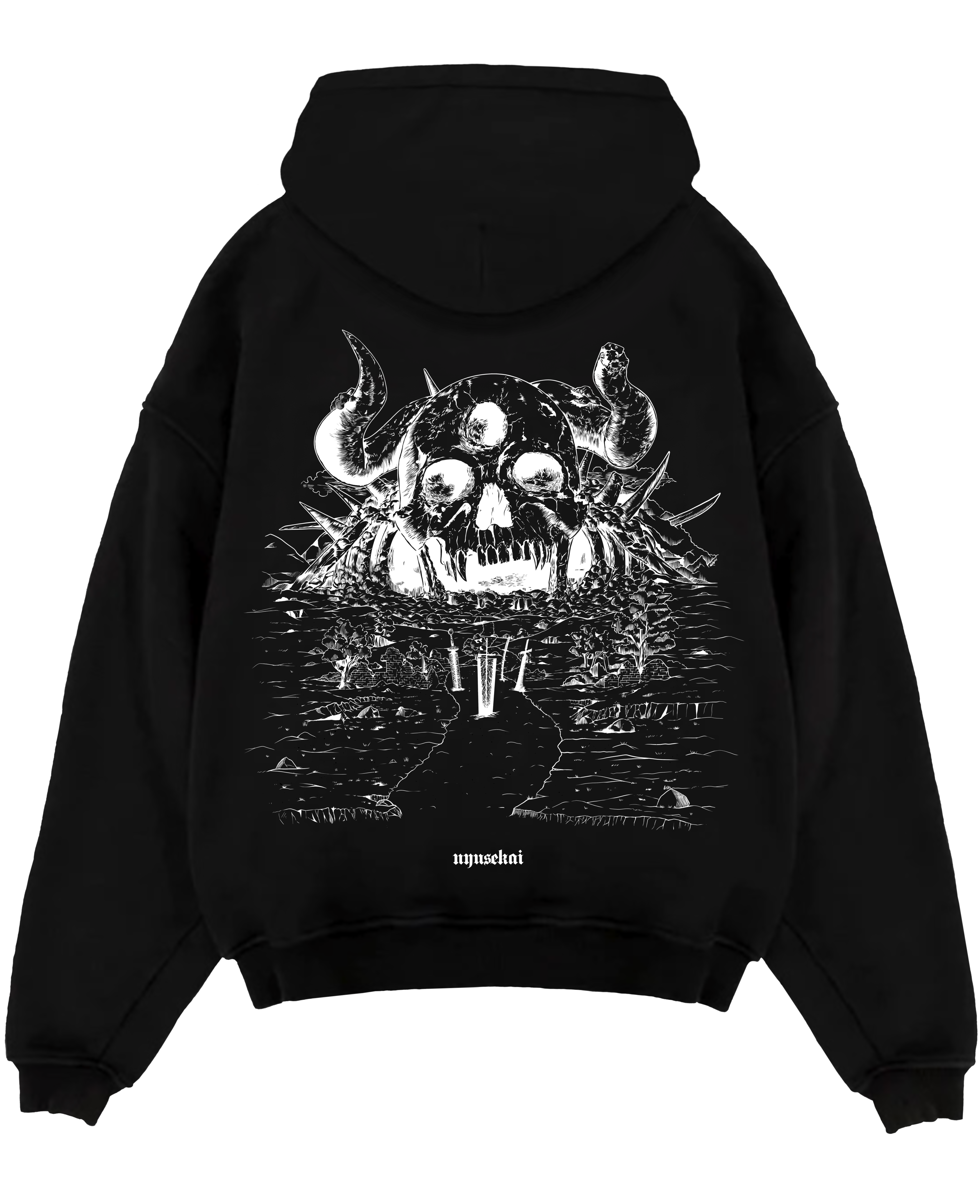 "Demon Skull - Black Clover" Hoodie