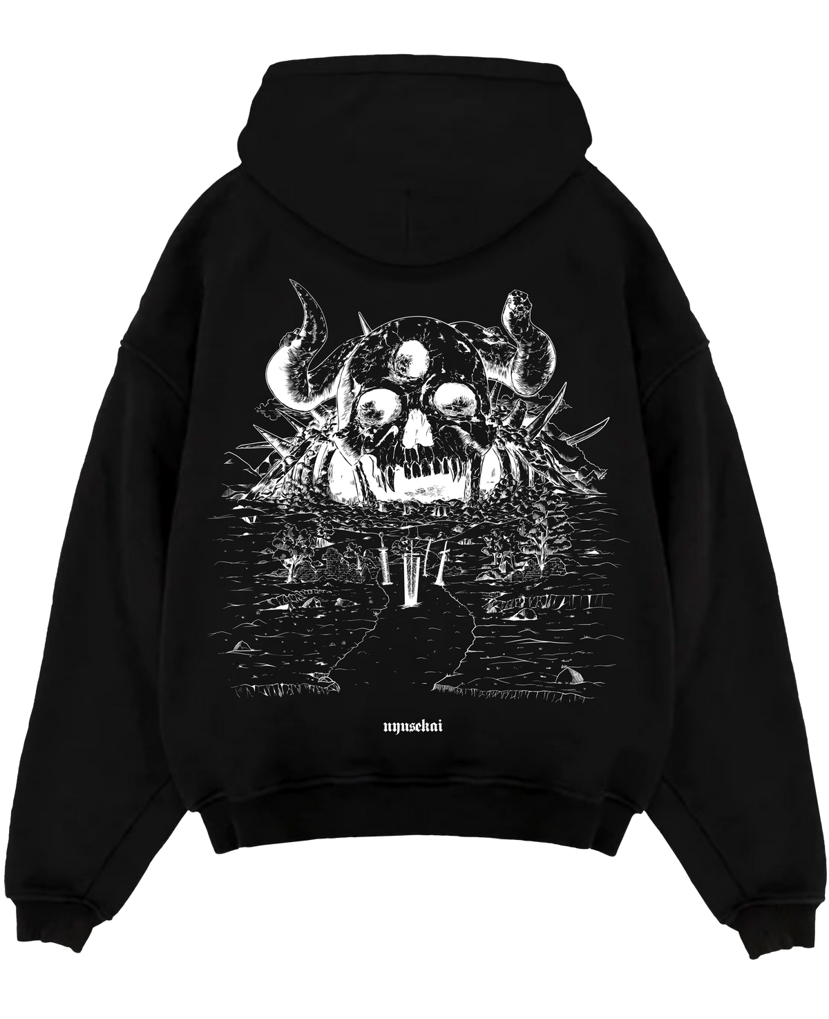 "Demon Skull - Black Clover" Hoodie