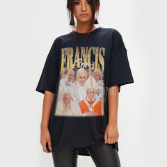 POPE FRANCIS Shirt, Pope Francis the head of the Catholic Church Homage T-shirt, Pope Francis Vintage Merch, Funny Papa Francisco Fan