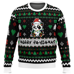 Merry Pandamas Pop Culture Ugly Christmas Sweater