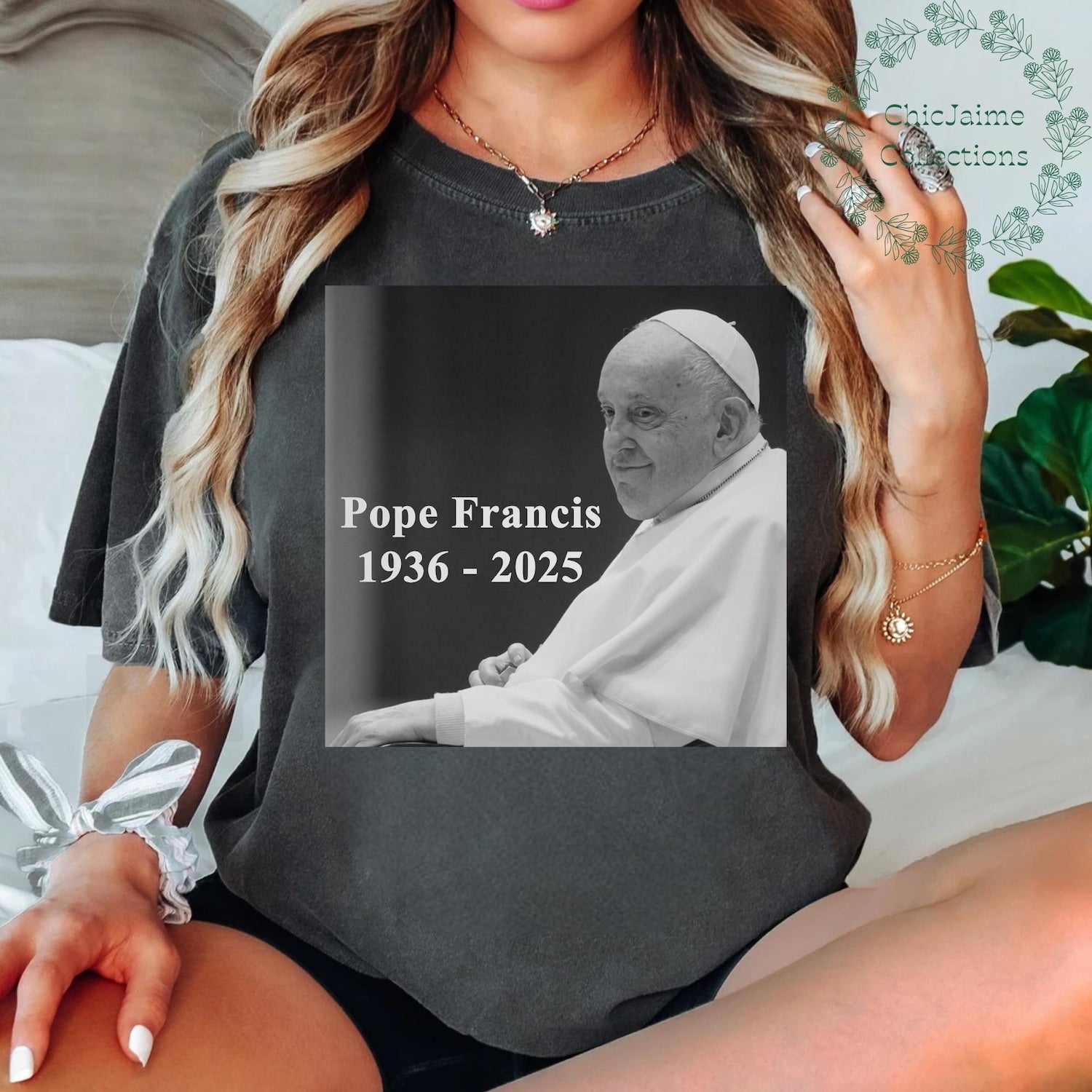 RIP Pope Francis Shirt, Thank You Father Pope Francis Shirt, Memorial Tribute Tee 1936-2025, Catholic Christian Gift, Vatican Angel