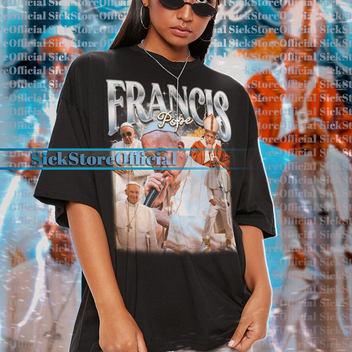 POPE FRANCIS Vintage Shirt, Pope Francis Homage Tshirt, Pope Francis Fan Tees, Pope Francis Retro 90s Sweater, Pope Francis Merch Gift