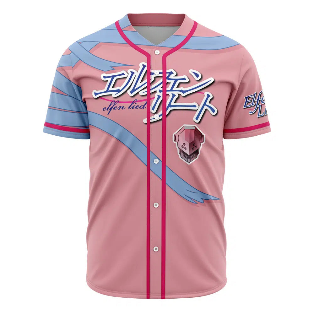 Diclonius Species Elfen Lied Baseball Jersey