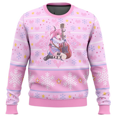 Angel Beats Yui Loves Guitar Ugly Christmas Sweater