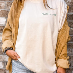 2 sided Christian Shirts KJV Bible Verse Shirt Gift for Her Christian TShirt Trendy Christian Clothing Jesus Apparel Faith Based Shirt Peace of God