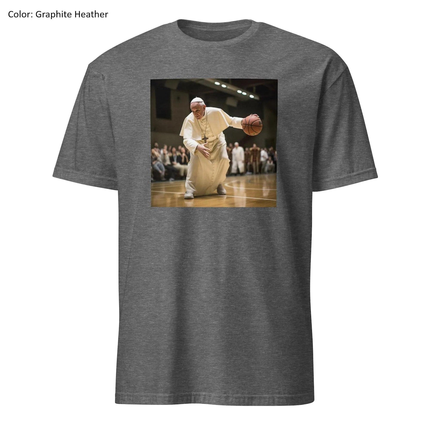 The pope basketball pose tshirt, Funny meme Pope Francis basketballing aura