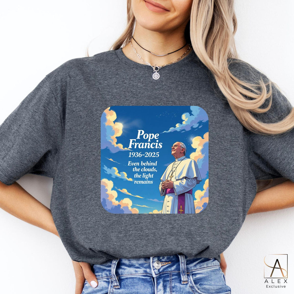 Pope Francis T-shirt, Catholic Sweatshirt, Faithful Catholic Apparel, Religious Quote Shirt, Inspirational Catholic ,Vatican Pope Francis