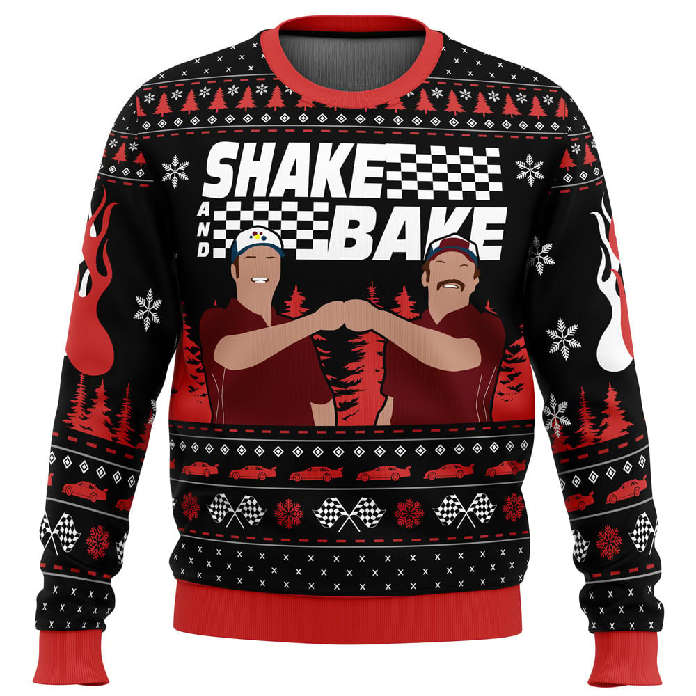 Shake And Back Talladega Nights Ugly Christmas Sweater