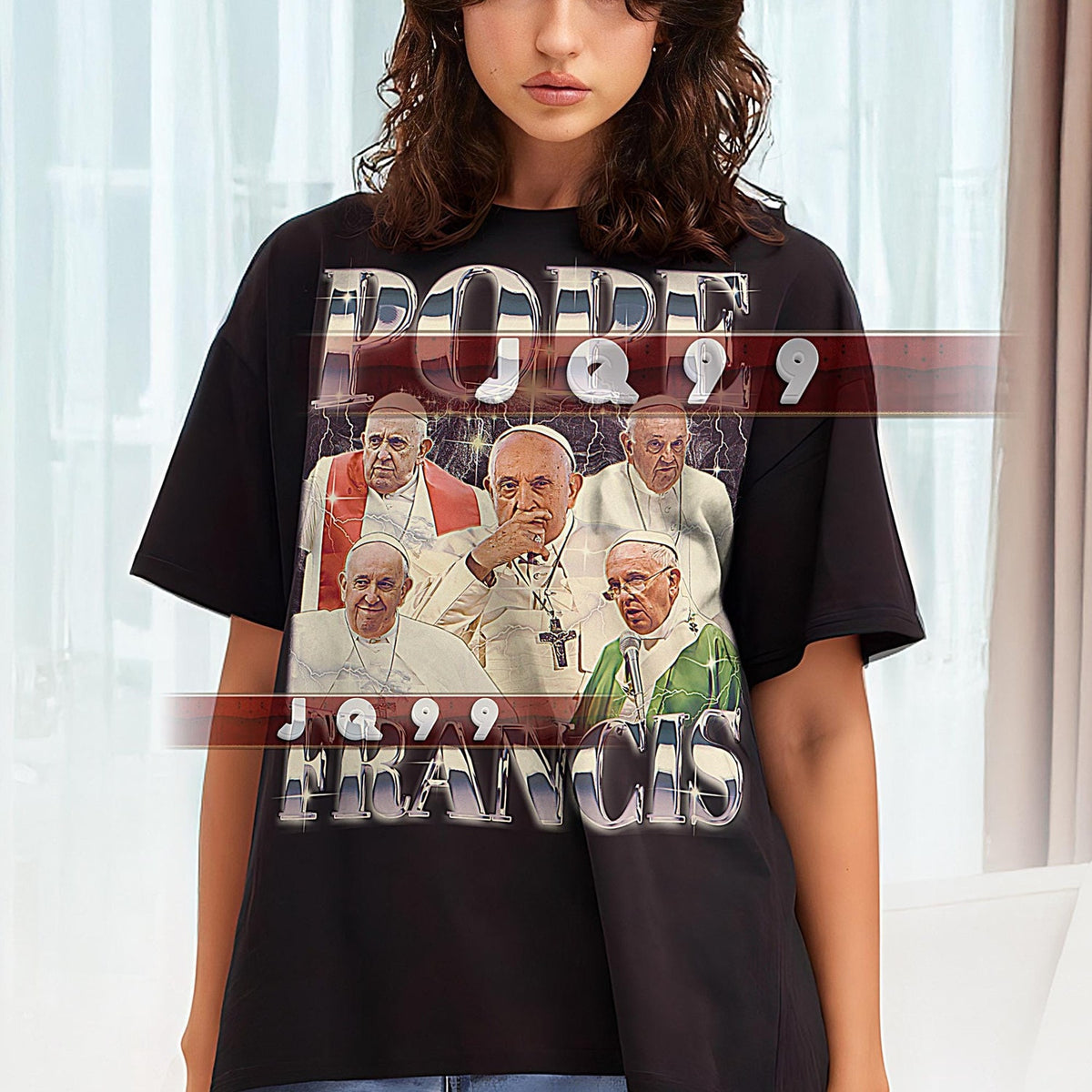 Pope Francis Shirt, Pope Francis Vintage, Pope Francis Retro, Catholic Leader Tee, Vatican Retro, Christian Figure Retro