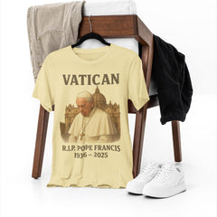 Pope Francis Memorial Shirt, RIP 1936 2025, Vatican Tribute Sweatshirt, Catholic Faith Gift, Religious Christian Apparel