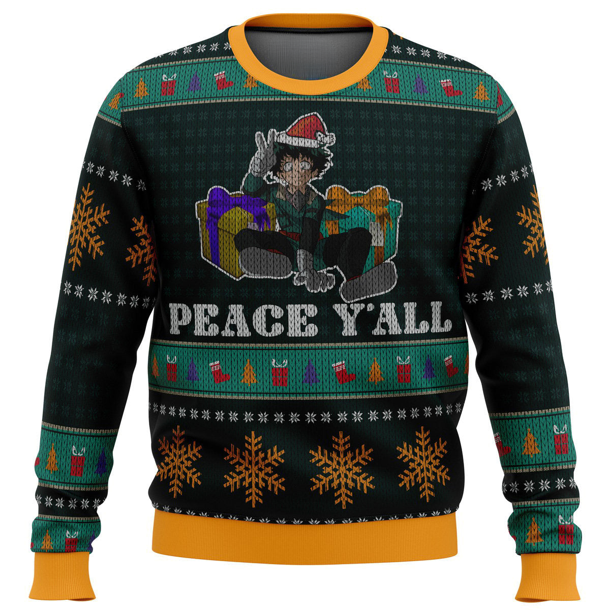 Izuku Midoriya My Hero Academia Ugly Christmas Sweater