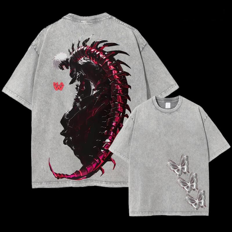 "Retro Vintage Ken Kaneki Tokyo Ghoul Anime " Vintage Oversized T Shirt