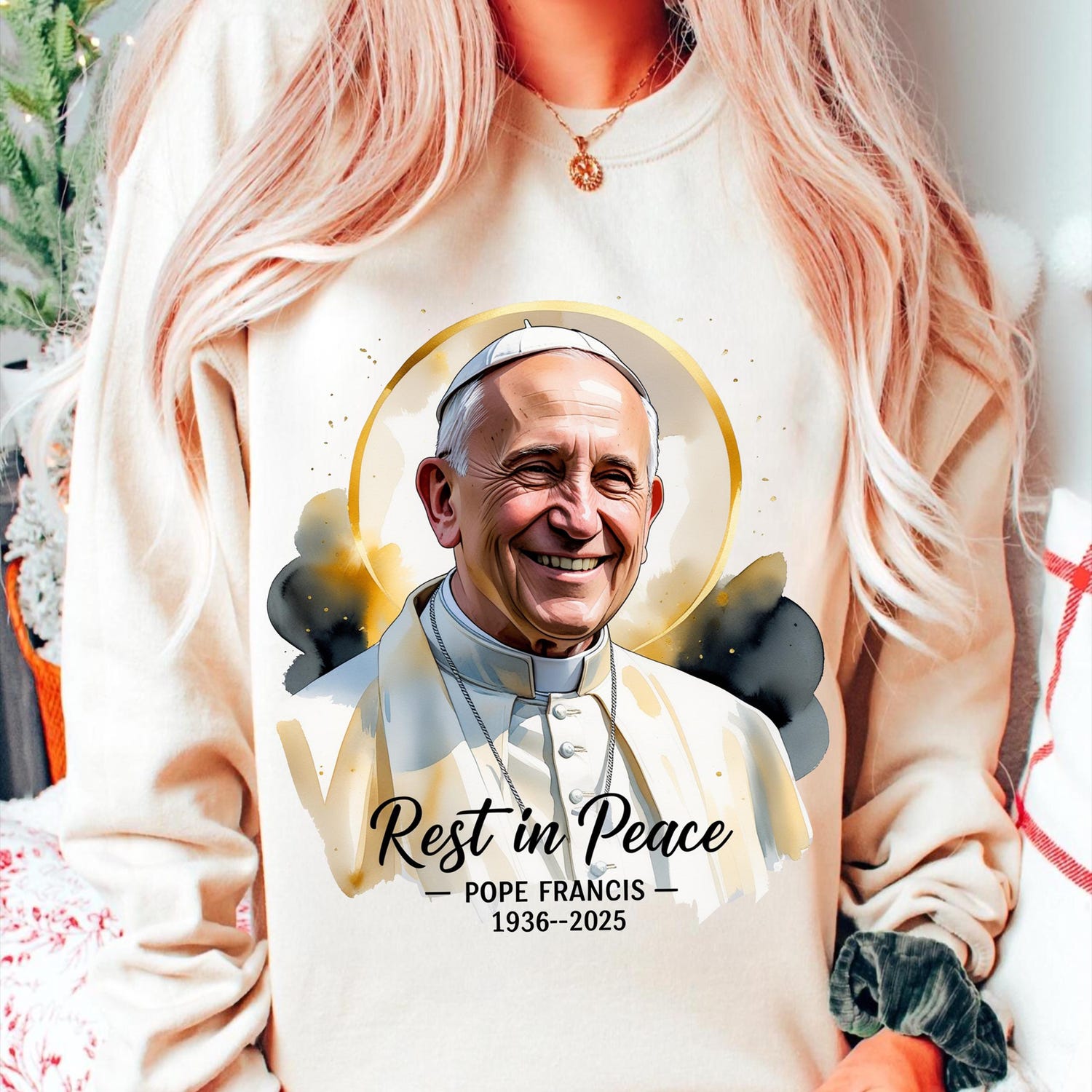 Pope Francis Tribute shirt - Rest In Peace 1936-2025, Pope Francis Memorial apparel, Pope Francis Smile, Pope Rip shirt