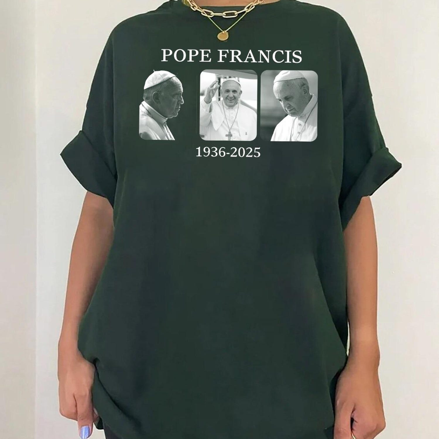 Vintage RIP Pope Francis Shirt, Pope Francis Gift, Pope Francis Clothing, Vintage Pope Francis Fan Tee, Vatican Catholic Tee, Religious Gift