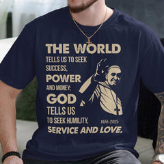 Memorial Pope Francis T-Shirt, Memorial 1936�2025 Tribute, Pope Francis Quote, Thank You Father Pope Francis Shirt, In Loving Memory