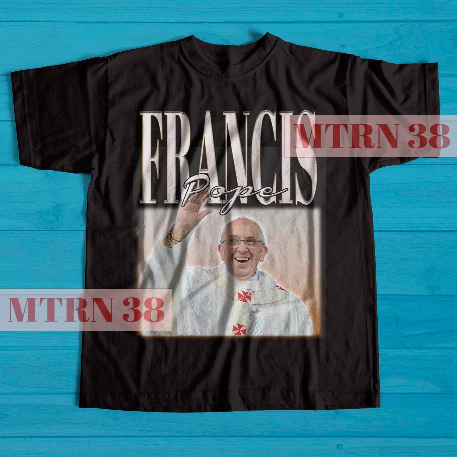 Pope Francis Tshirt, Pope Francis Vintage Tees, Pope Francis Retro Shirt, Retro Movie Pope Francis Tees, Christmas Gift Tee, Christmas Shirt