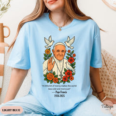 RIP Pope Francis Shirt, Pray for Pope, Vatican Catholic Shirt, Religious T-Shirt, Pope Francis Commemorative Shirt, Pope Francis Holy Father