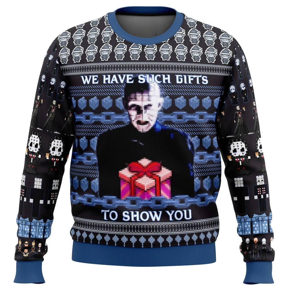 Pinhead Hellraiser Ugly Christmas Sweater