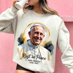 Pope Francis Rest In Peace shirt - 1936-2025, Pope Tribute shirt, Religious shirt, Catholic apparel