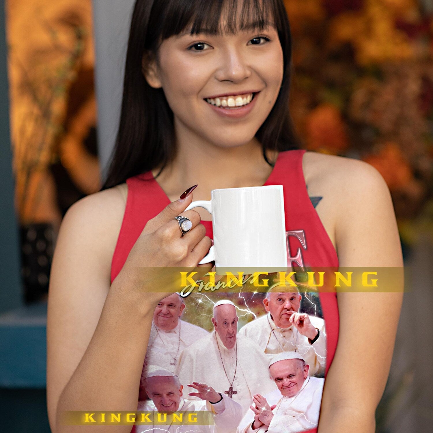 POPE FRANCIS Shirt | Pope Francis Retro Tees, Pope Francis Bootleg Tshirt, Vatican Religious Figure Sweatshirt #saf