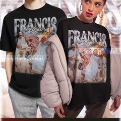 POPE FRANCIS Vintage Shirt, Pope Francis Homage Tshirt, Pope Francis Fan Tees, Pope Francis Retro 90s Sweater, Pope Francis Merch Gift