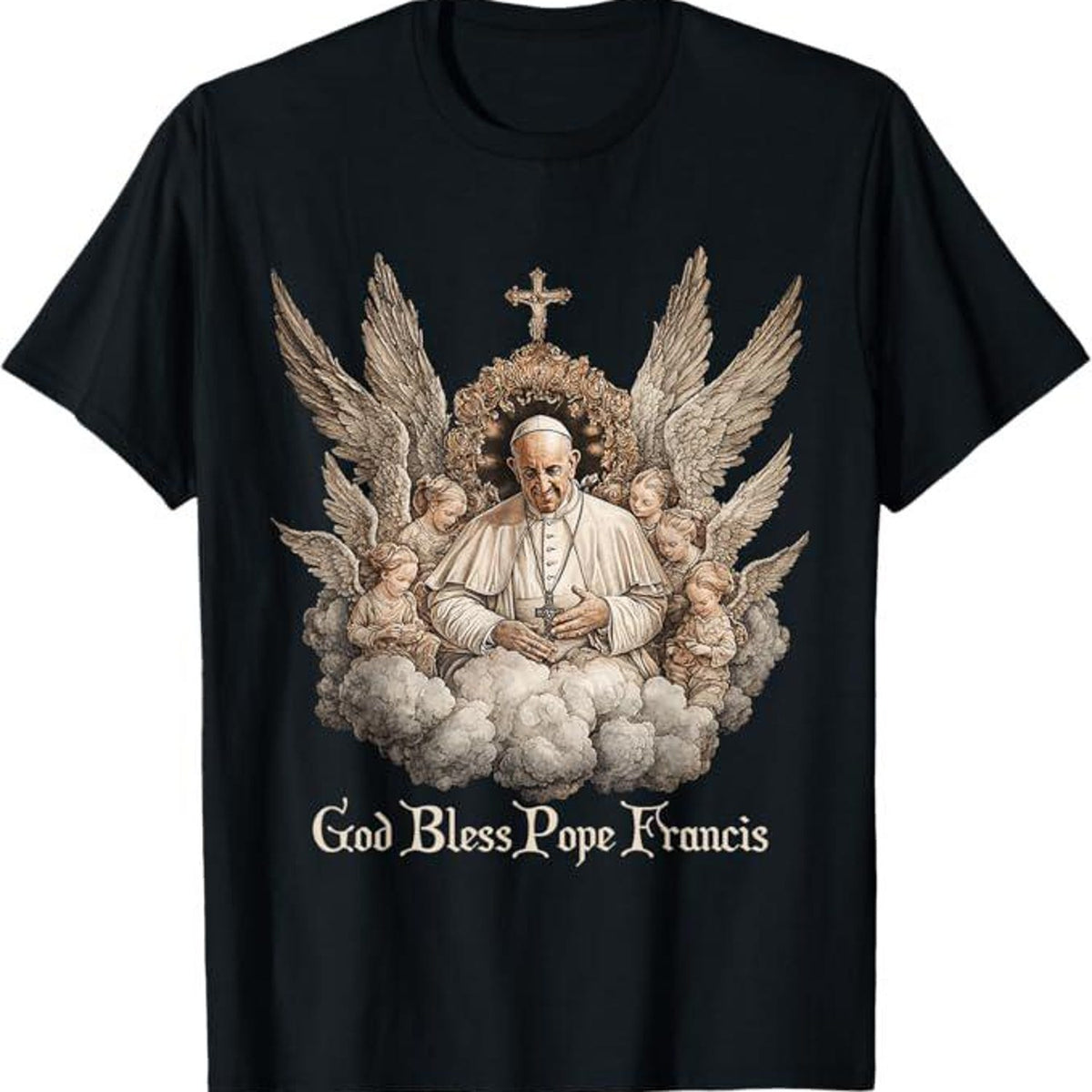 Thank You Father Pope Francis shirt, Memorial Tribute Tee 1936-2025, Catholic Christian Gift, Vatican Angel, RIP Pope Francis shirt