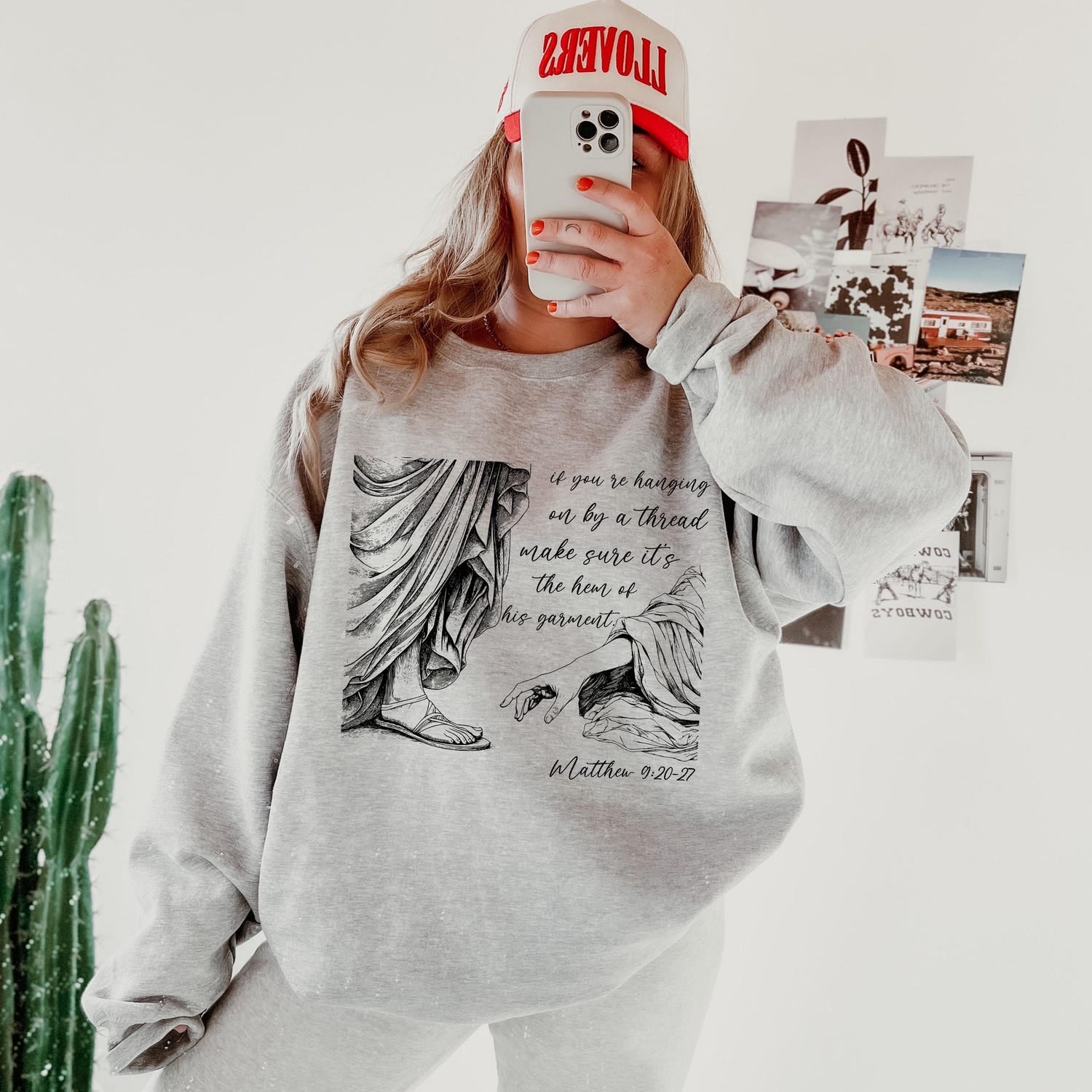 Hem of His garment shirt Trendy Christian shirt Matthew Bible Verse shirt Faith apparel Encouraging Scripture shirt Inspirational