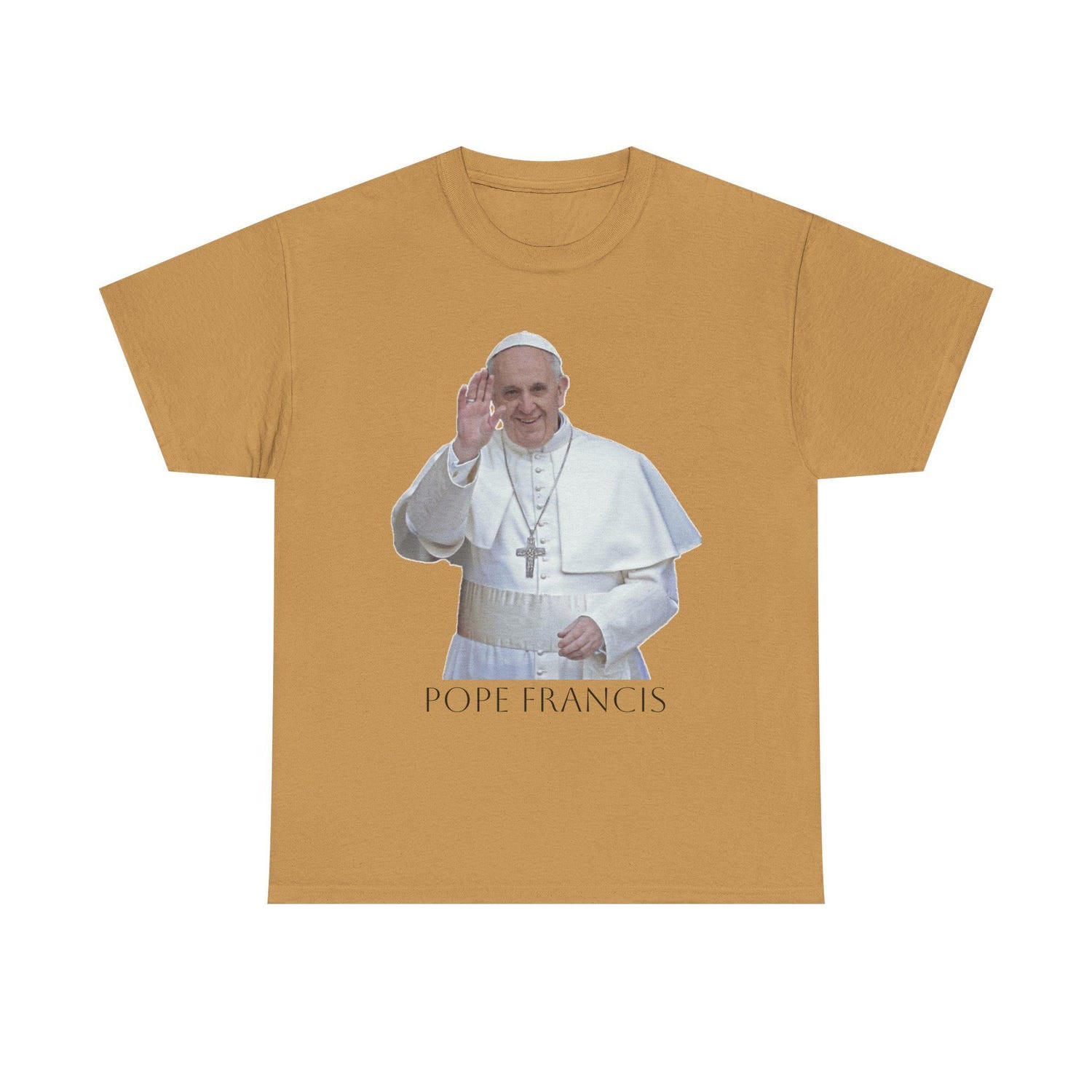 Catholic Pope Francis Tshirt, Religious Unisex Tee, Christian Apparel, Vatican Shirt, Faith Gift